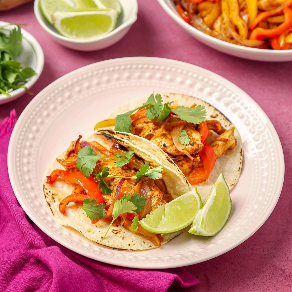 Sheet-Pan Chicken Fajitas