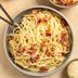 Spaghetti with Eggs and Bacon