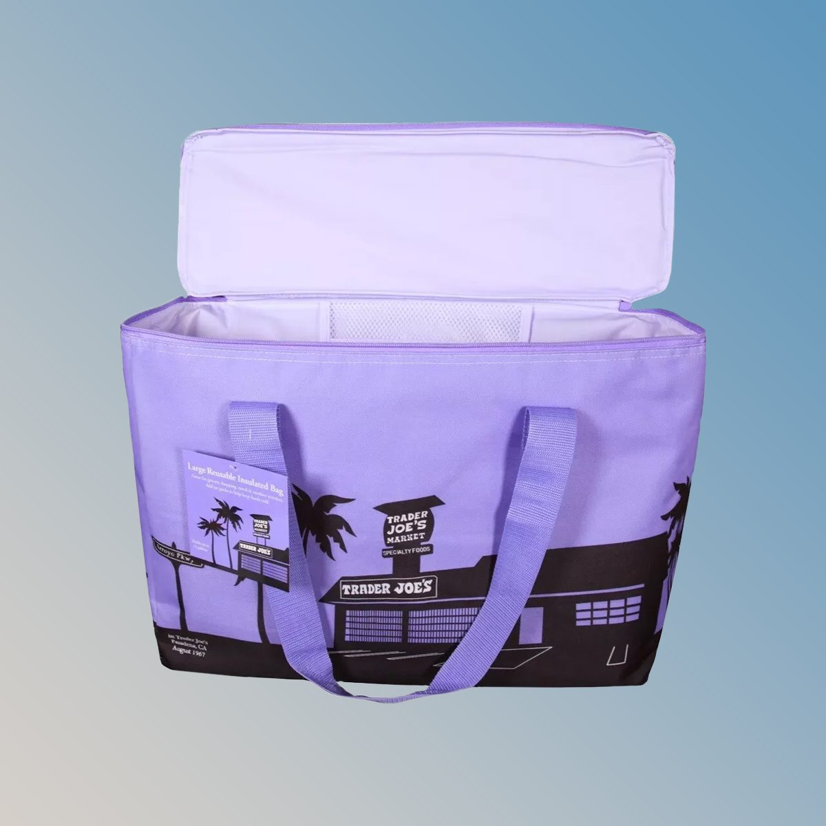Here’s Why People Are Obsessed with the Lilac Cooler Bags at Trader Joe’s