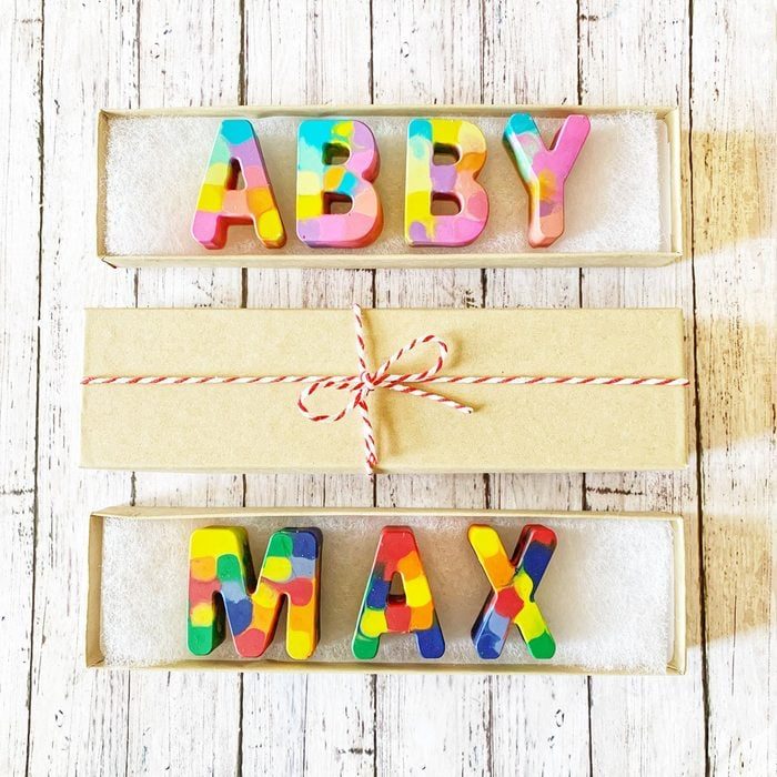 Personalized Crayon Names Kids Gift Via Sarahsstickersshop Etsy.com 