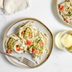 Lemon-Garlic Cream Fettuccine