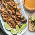 Beef Satay with Peanut Sauce 